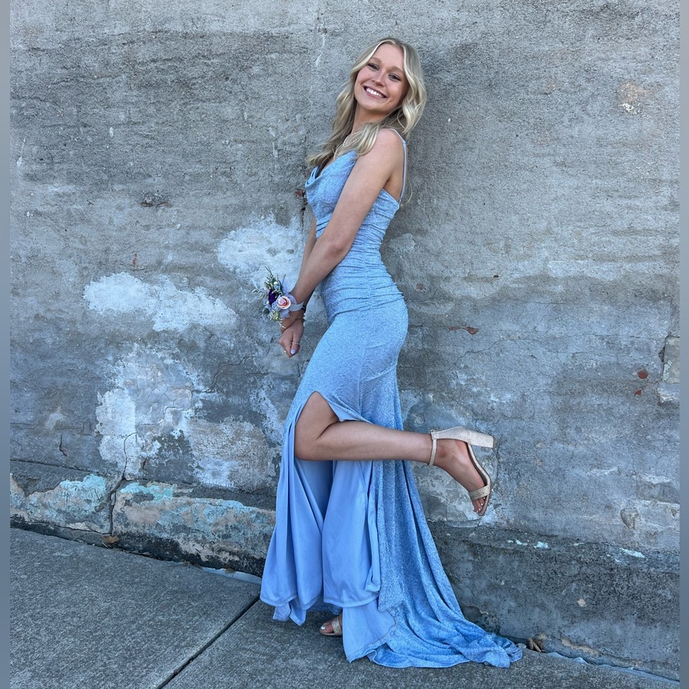 Light Blue Prom Dress